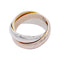 Bague 57 Bague Cartier "Trinity" 3 ors, grand modèle. 58 Facettes 32543