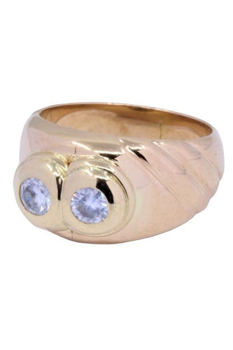 Bague 50 BAGUE JONC MODERNE DIAMANTS 58 Facettes 062981