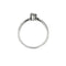 Bague 56 Bague solitaire Or blanc Diamant 58 Facettes 29529