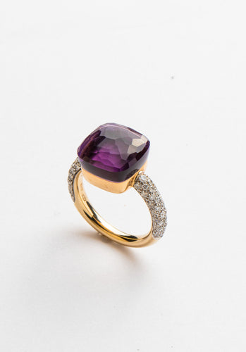 Bague 53 Bague POMELLATO Nudo Maxi Or Rose 750/1000 58 Facettes 64600-61077