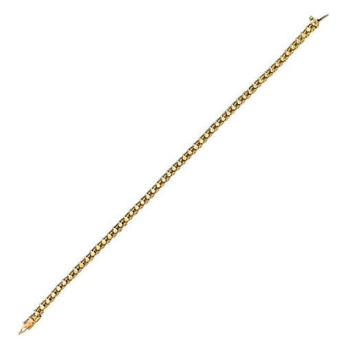Bracelet Bracelet Cartier ligne en or jaune serti de diamants. 58 Facettes 31696