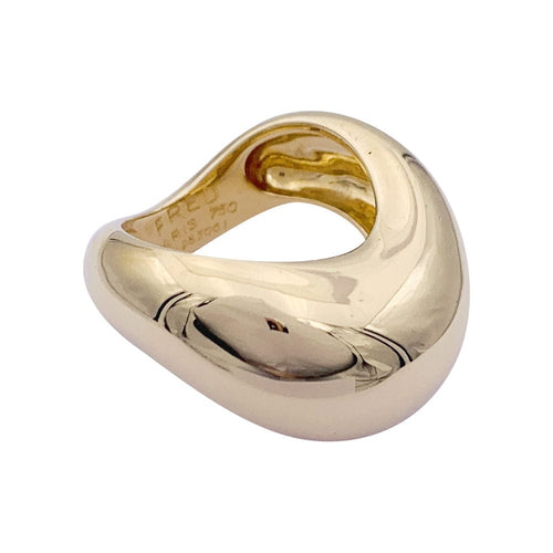 Bague 48 Bague Fred, "Mouvementée", or jaune. 58 Facettes 32773