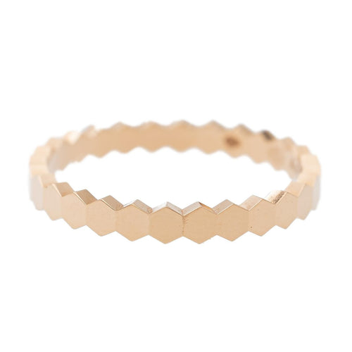 Bague 52 Chaumet Bague Alliance Bee my love Or rose 58 Facettes 2699898CN