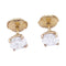 Boucles d'oreilles Puces d'oreilles en or jaune, diamants. 58 Facettes 32737