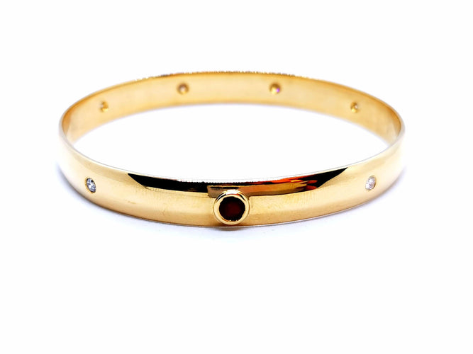 Bracelet Bracelet Jonc Or jaune Rubis 58 Facettes 997177CN