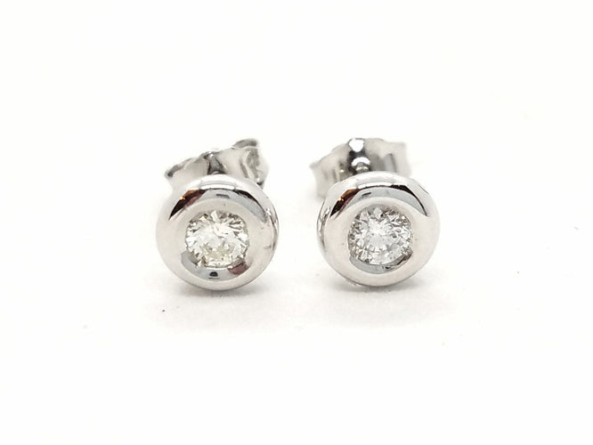 Boucles d'oreilles Boucles d'oreilles Or blanc Diamant 58 Facettes 579260RV