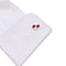 Boutons de manchette Boutons de manchette Fred, or jaune et jaspe. 58 Facettes 32692