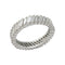 Bague 55.5 Bague en or blanc, diamants baguettes. 58 Facettes 31280