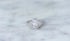 Bague Bague quadrilobée Art Deco diamants 58 Facettes