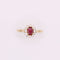 Bague Bague Marguerite Rubis Diamants 58 Facettes
