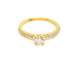 Bague 53 Bague Solitaire Or jaune Diamant 58 Facettes 578728RV