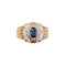 Bague Bague vintage saphir et diamants sur or jaune 58 Facettes