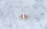 Bague Bague Marquise Art Deco perle, diamants 58 Facettes