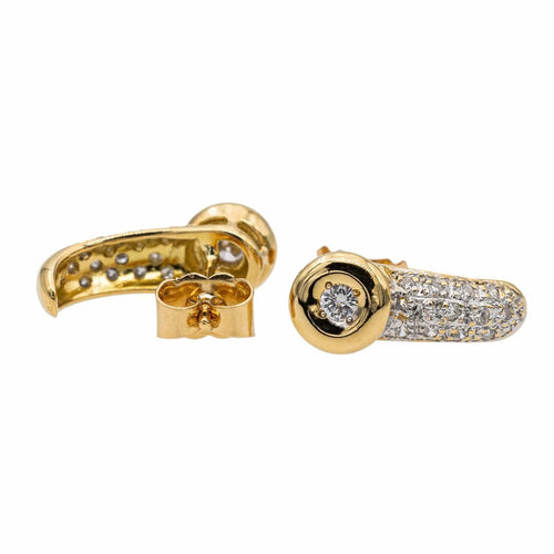 Boucles d'oreilles Boucles d'oreilles Or jaune Diamant 58 Facettes 2737123CN
