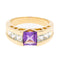 Bague 52 Bague Or jaune Améthyste 58 Facettes 2381958CN