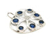 Collier Pendentif Coeur Or blanc Saphir 58 Facettes 1599641CN