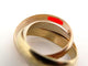 Bague 48 bague CARTIER trinity mm 3 ors jaune rose blanc 58 Facettes 255639