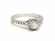 Bague 53 Bague Solitaire Or blanc Diamant 58 Facettes 578819RV