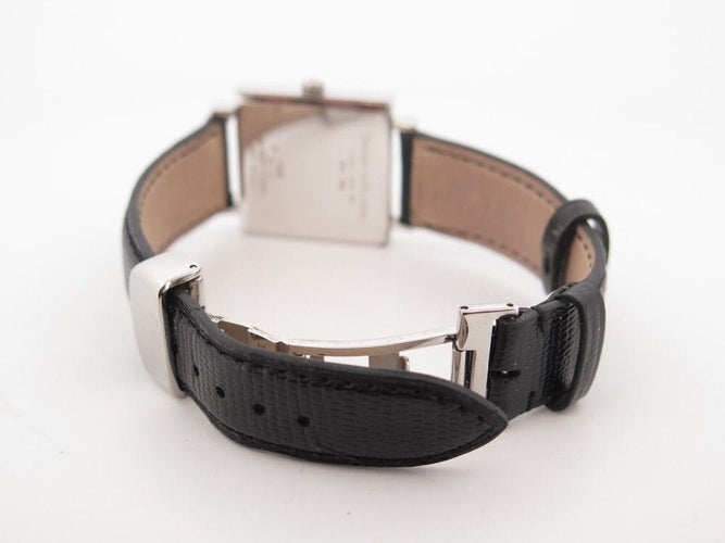 Montre montre TIFFANY & CO atlas carre 27 mm quartz argent 925 58 Facettes 254706