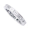 Bague 50.5 Alliance platine et diamants. 58 Facettes 33379