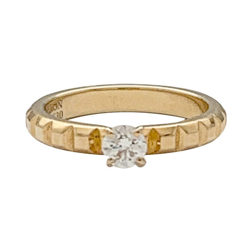 Bague 48 Bague Boucheron, "Clou de Paris", or jaune, diamant. 58 Facettes 32044