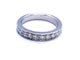 Bague 53 Bague Alliance Or blanc Diamant 58 Facettes 578771RV