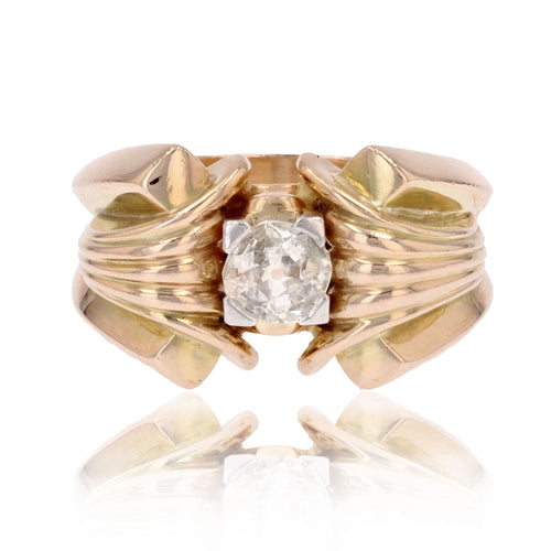 Bague 60 Bague tank diamant rétro 58 Facettes 23-049