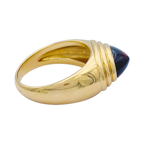 Bague 54 Bague Boucheron, "Jaïpur", or jaune, grenat. 58 Facettes 32643