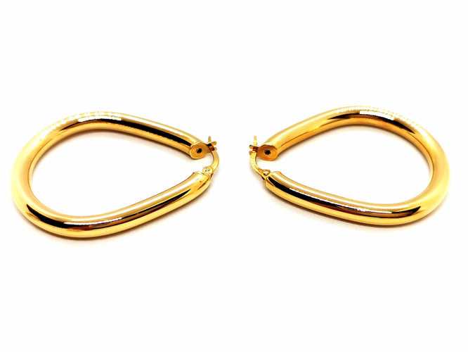 Boucles d'oreilles Boucles d'oreilles Créoles Or jaune 58 Facettes 1660378CN