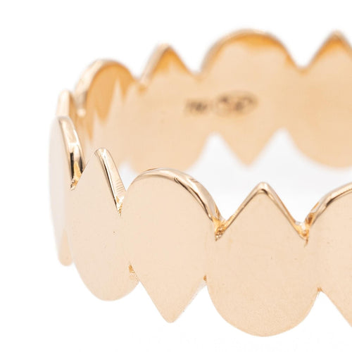 Bague 53 Ginette NY Bague Be Mine Bliss Eternity Band Or rose 58 Facettes 2519179CN