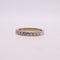 Bague Alliance or blanc, diamants 58 Facettes