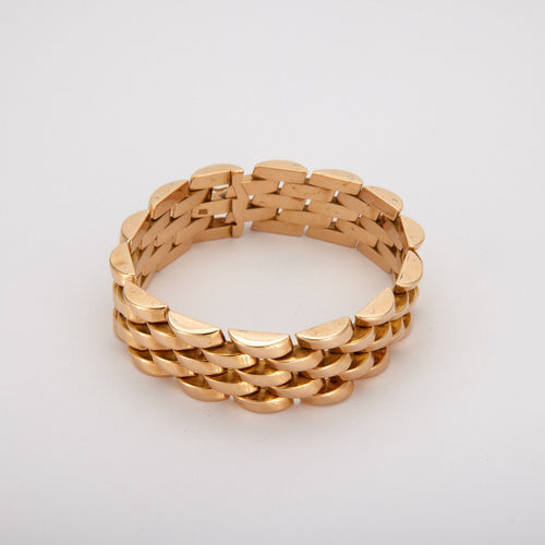 Bracelet Bracelet matelassé Or jaune 58 Facettes 342.170