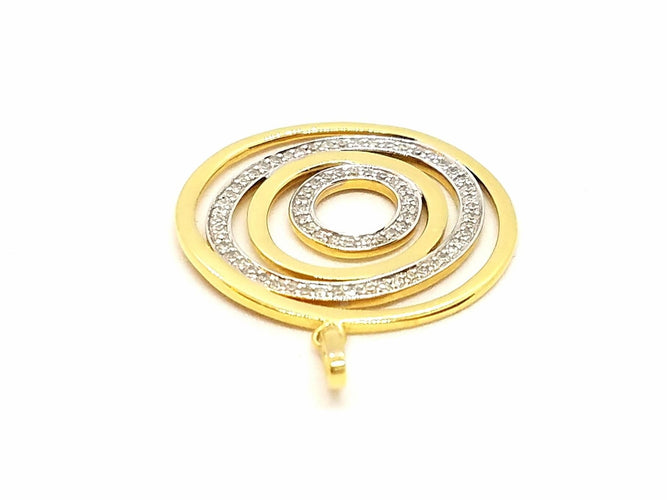 Pendentif Pendentif Or jaune Diamant 58 Facettes 06554CD