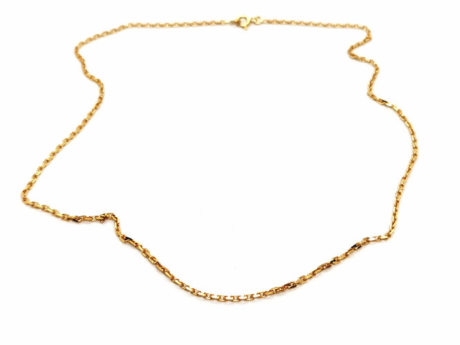 Collier Collier Maille forçat Or jaune 58 Facettes 1559884CN