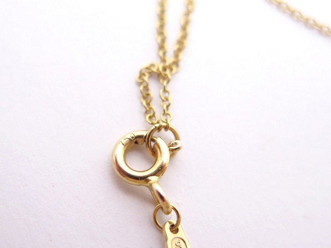 Collier collier TIFFANY & CO smile small en or jaune 18k 58 Facettes 256134