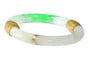 Bracelet Jade vintage avec raccords en or 18 carats : les chroniques silencieuses d'un bracelet victorien 58 Facettes 19254-0157