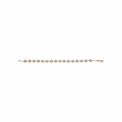 Bracelet Bracelet or rose et diamants. 58 Facettes 31347