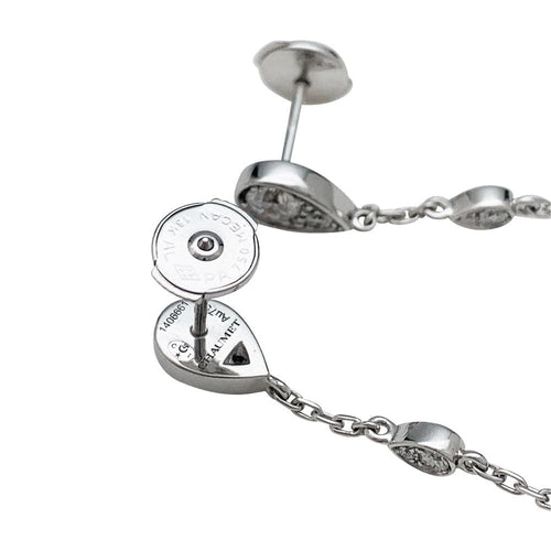 Boucles d'oreilles Boucles d'oreilles Chaumet, "Joséphine Eclat Floral", or blanc et diamants. 58 Facettes 30709