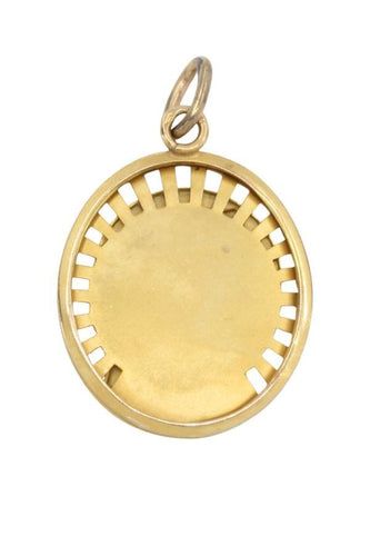 Pendentif MÉDAILLE VIERGE SIGNÉE E.DROPSY 58 Facettes 045911