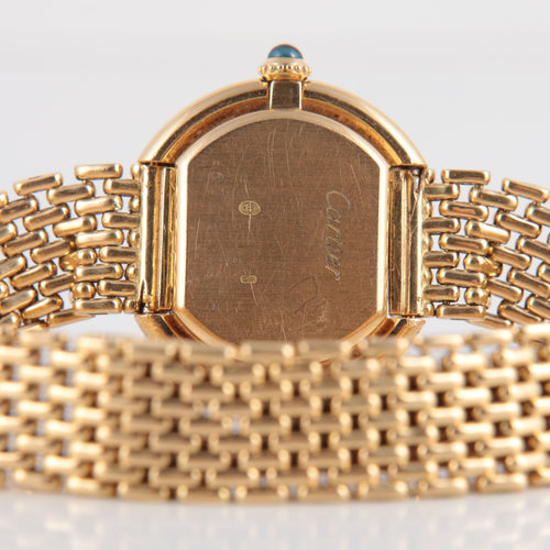 Montre CARTIER - Montre Ellipse en or jaune 58 Facettes