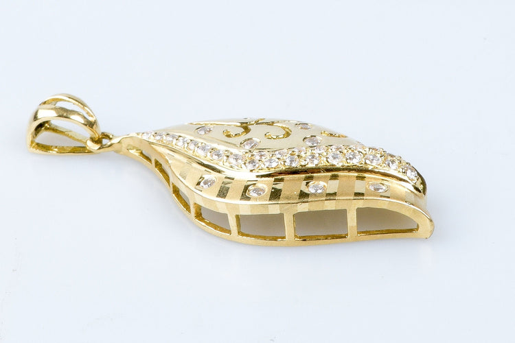 Pendentif Pendentif cheval en or jaune 58 Facettes 111-212757-43