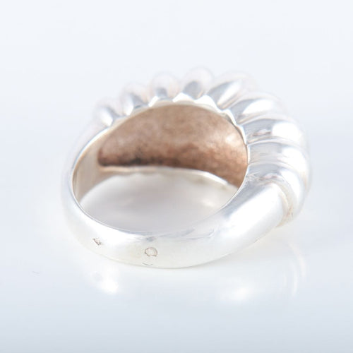 Bague 51 Bague Hermès godronnée 58 Facettes 8400