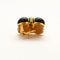 Boucles d'oreilles Boucles d'oreilles trèfle Tourmalines vertes Diamants 58 Facettes