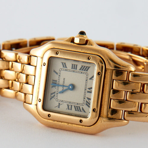 Montre CARTIER- Montre Panthère or jaune 58 Facettes