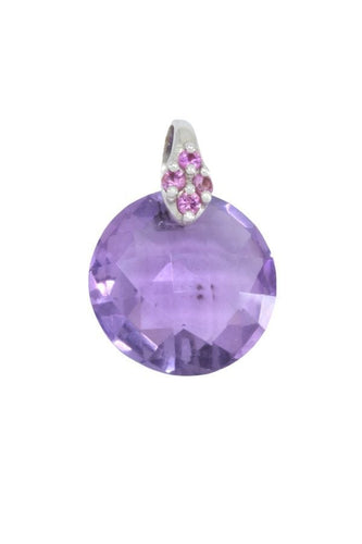 Pendentif PENDENTIF AMÉTHYSTE MODERNE 58 Facettes 043671