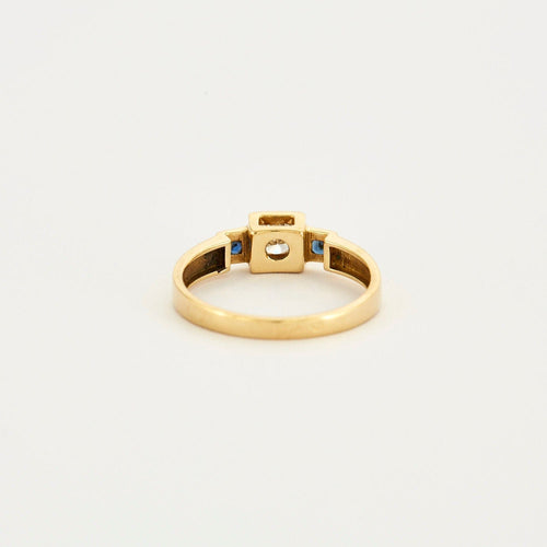 Bague 53.5 Bague fine Diamant Saphirs 58 Facettes 240043
