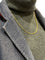 Collier CHAINE MAILLE ALTERNÉE FORCAT ET BATON 58 Facettes 048761