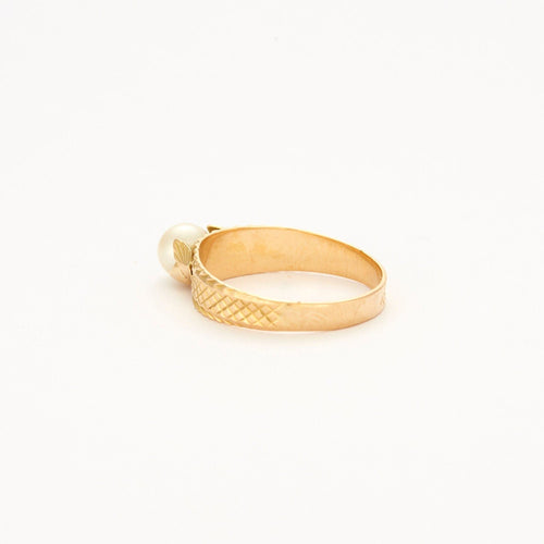 Bague 58 Bague jonc Perle 58 Facettes