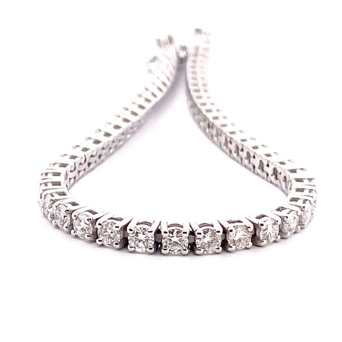 Bracelet Bracelet rivière de diamants 5,50 carats 58 Facettes