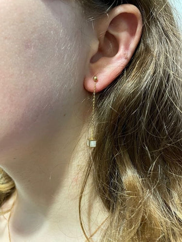 Boucles d'oreilles BOUCLES D'OREILLES PENDANTES CUBES 58 Facettes 057901
